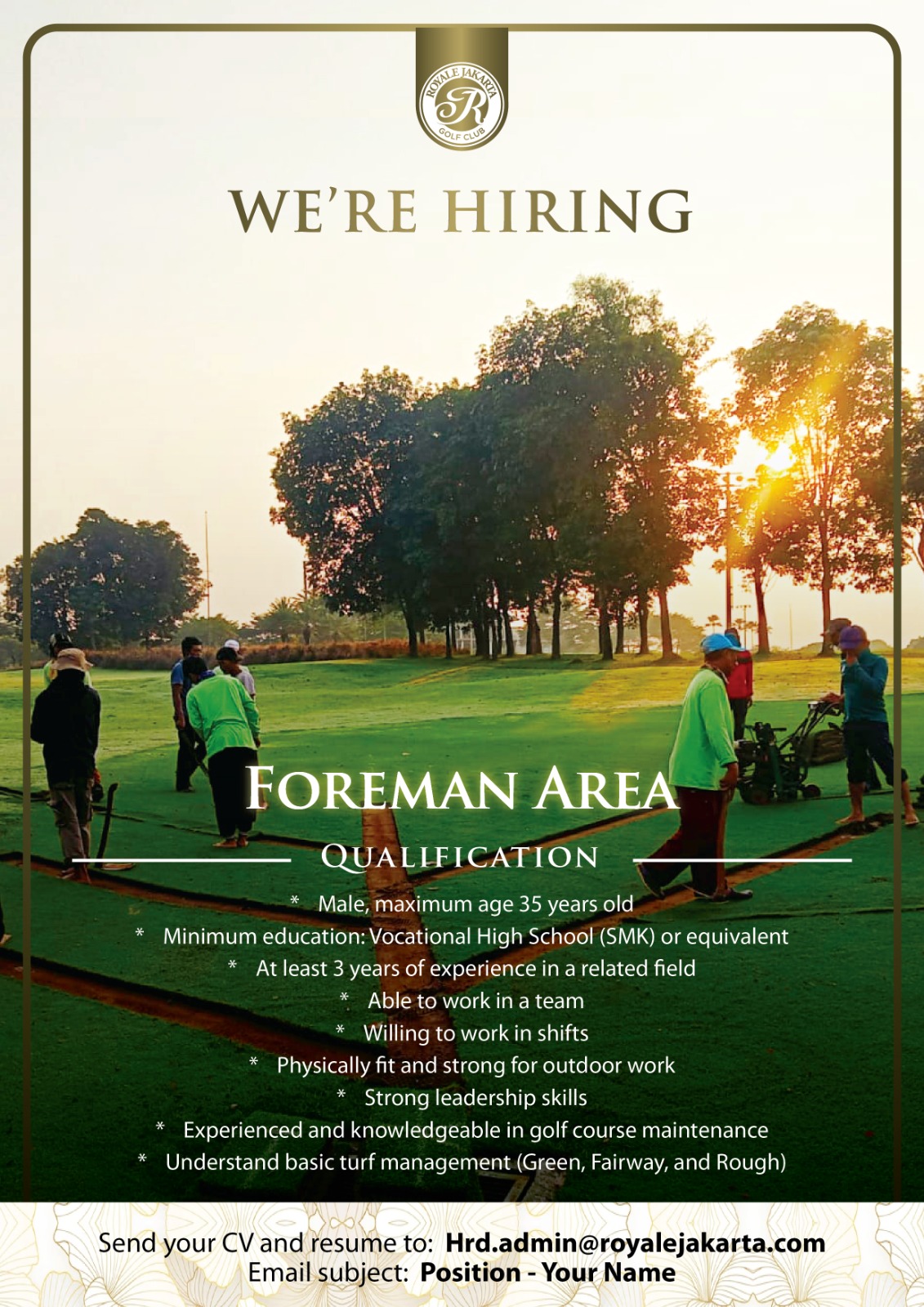 Hiring Foreman